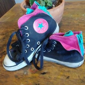 Girls Converse Chuck Taylor high tops 12